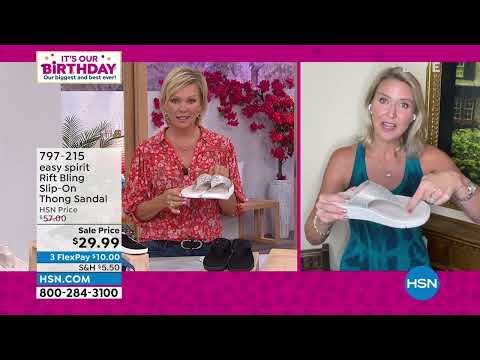 easy spirit Rift Bling SlipOn Thong Sandal