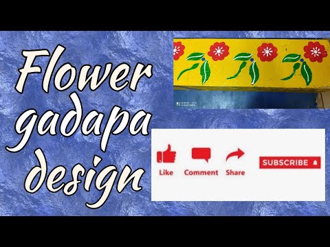 Flower gadapa design || Gunti Neharika ||