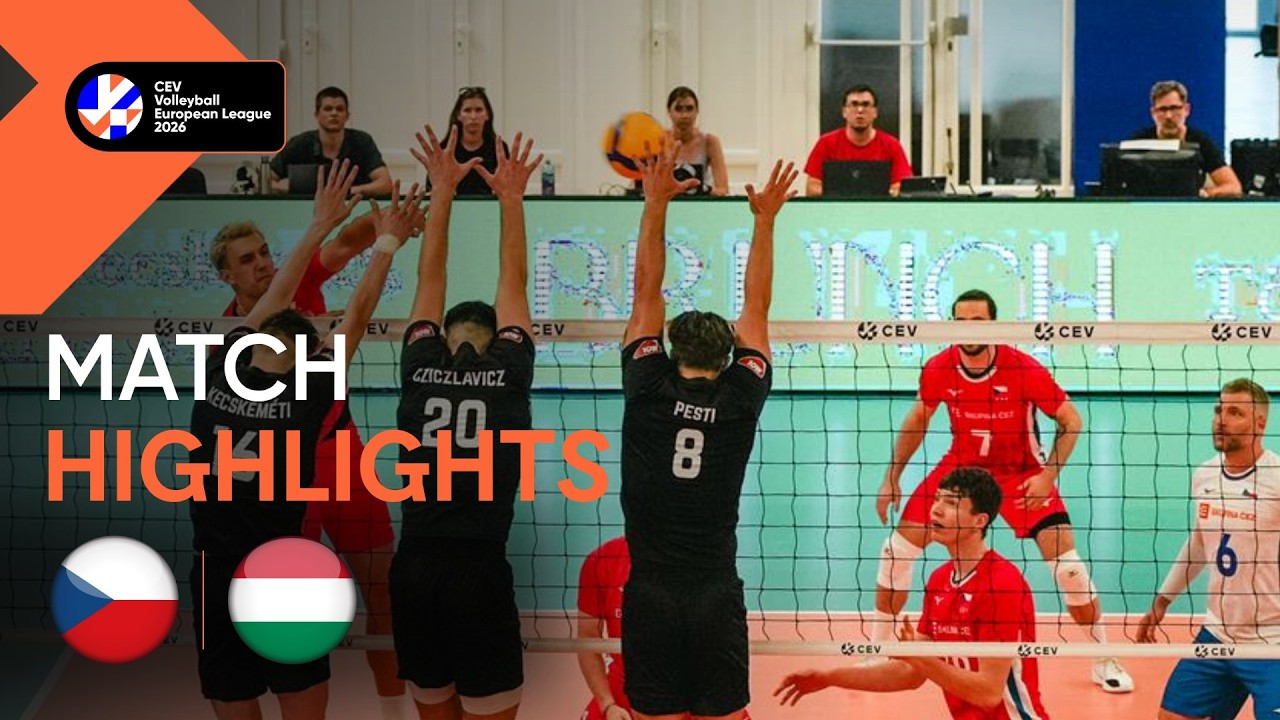 Highlights | CZECHIA vs  HUNGARY  | CEV Volleyball European League 2026 | Men