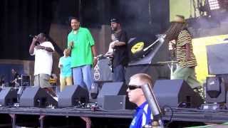 Percee P and Jurassic 5 performig &quot;A day at the races&quot; at Rock The Bells 2013