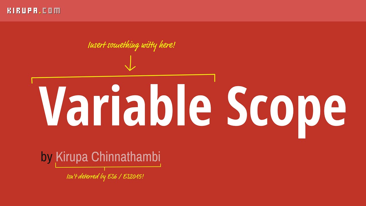 Variable Scope in JavaScript