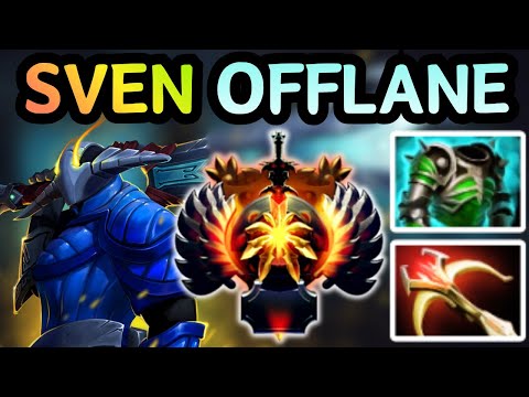 🔥 SVEN OFFLANE FULL CONTROL DISABLES EVERY CORE | DOTA 2 GAMEPLAY 🔥