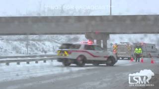 preview picture of video '3-20-15 State College, PA Snowfall/Accidents *Hunter Outten*'