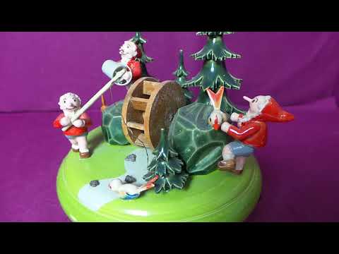 Steinbach uralte Spieluhr Nr. 007 - seltenes Sammlerstück aus dem Erzgebirge