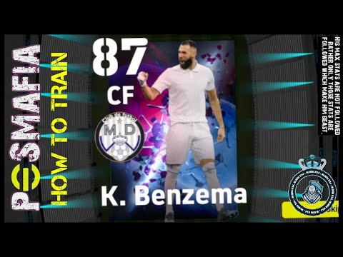 How to train Benzema Derby Day Classic in efootball 23 | Max level training | 