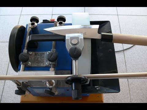 How We Sharpen Japanese Knives on Tormek