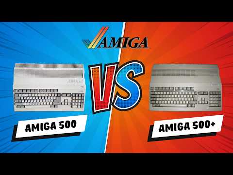 What are the differences between an Amiga 500 and Amiga 500 Plus