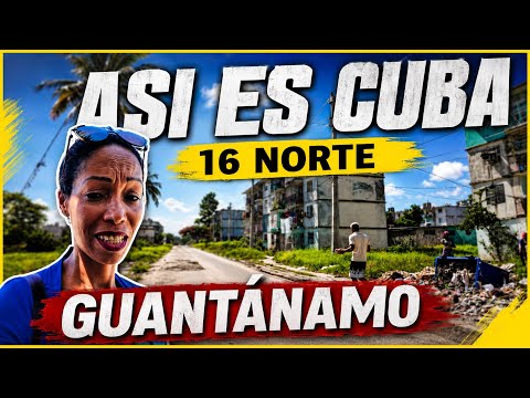 Así está Cuba hoy. Calle 16 Norte GUANTÁNAMO calle por calle.