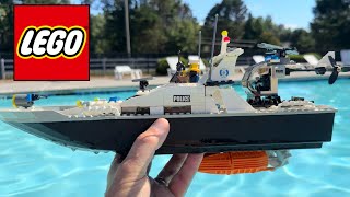 Motorized LEGO Boats That Float - set 7899 Police Boat from 2006