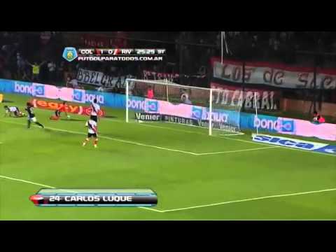 Gol de Luque Colón 2-River 0 Fecha 4 Torneo Final 2014 Fútbol Para Todos