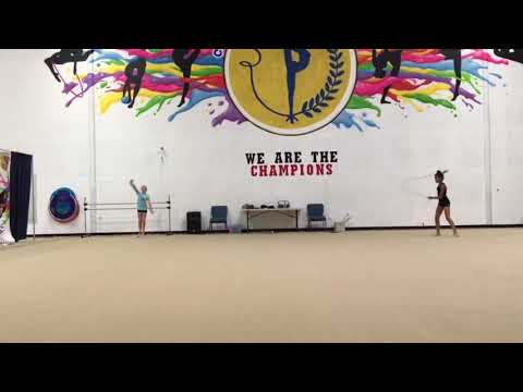 Emily and Nayenne rope routine