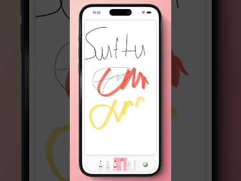 SwiftUI PencilKit Drawing App