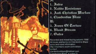 Clandestine Blaze - Anti-Christian Warfare