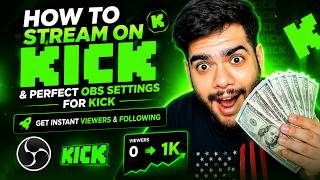 How to Stream on KICK & Perfect OBS Settings For KICK thumbnail