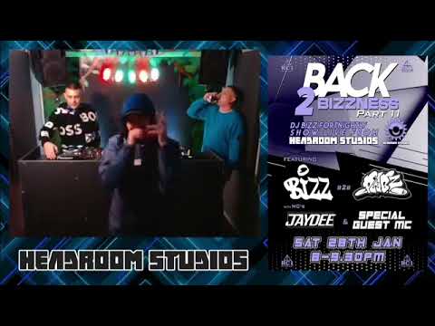 back 2 bizzness headroom studio bristol myself pabz dj bizz and mc jaydee