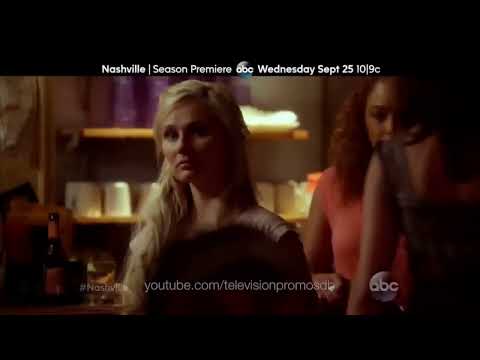 Concert-style shot from Nashville trailer echoing live performances featured on the Season 2 soundtrack