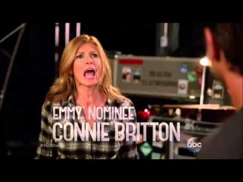 Still from Nashville Season 2 trailer showing Rayna and Juliette framed as rival country stars