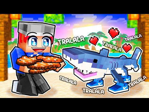 We Adopted a TRALALELO TRALALA in Minecraft!