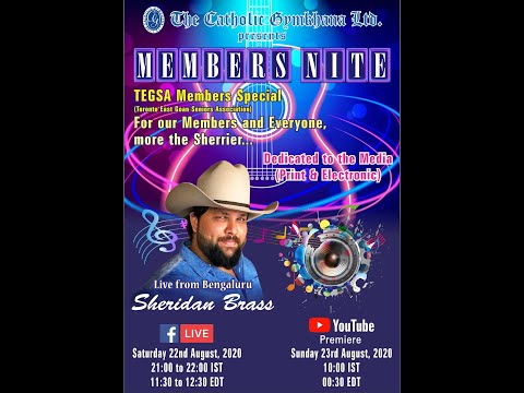 10. MEMBERS NITE - Sheridan Brass - 22082020