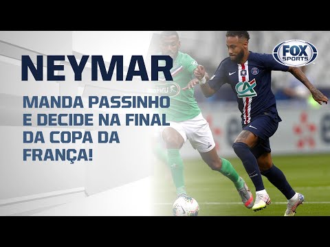 NEYMAR MANDA PASSINHO E DECIDE NA FINAL DA COPA DA FRANÇA!