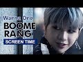 Wanna One " BOOMERANG " Screen Time Distribution 各成員MV畫面時間統計 워너원 Wanna One " BOOMERANG " Screen Time Distribution 各成員MV畫面時間統計 워너원