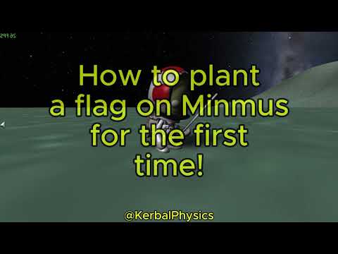 How to land on Minmus for the first time in Kerbal Space Program!