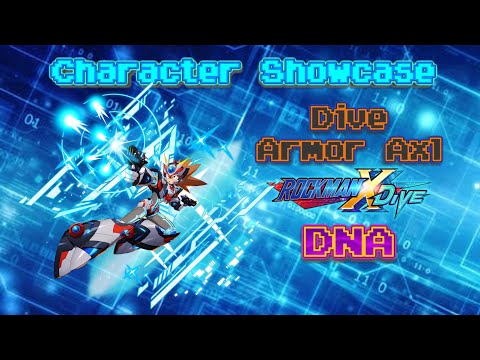 Mega Man X Dive: Dive Armor Axl ( DNA) - character showcase