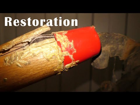 Repairing a Broken Garden Pruner Handle. Asmr for Men