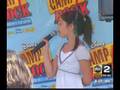 Hannah At The Hannah Montana Tour Bus