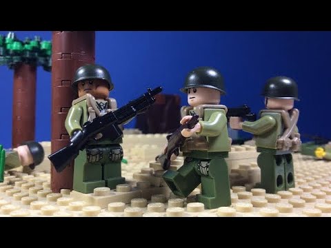 LEGO ww2 battle of Okinawa part 1 (stop motion)