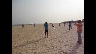 preview picture of video 'New Year Exhibition Beach Soccer Game: Keta Sunset Sports vs Ada Assurance'