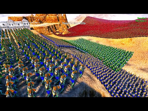 Which is the best: 35000 Spartans or Evil Mummy Slave Army? - Ultimate Epic Battle Simulator UEBS