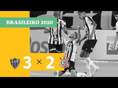 Atlético-MG 3 x 2 Corinthians – Gols – 12/08 – Brasileirão 2020