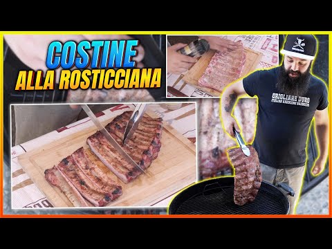Costine alla Rosticciana | BBQ Ribs all'Italiana | Grigliare Duro