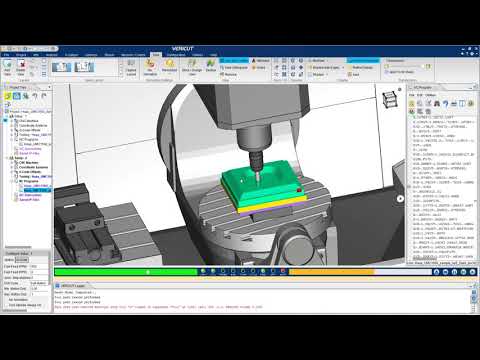 VERICUT CNC Simulation of a Haas UMC 1500