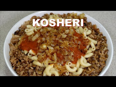 How to Make Egyptian Kosheri, Vegan Recipe | كشري | The Egyptian Cook