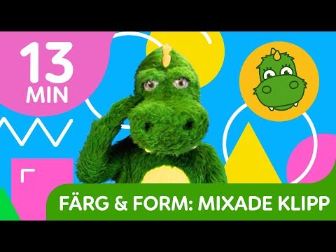 Bolibompa Mini: Mixade favoriter: FÄRG & FORM | 13 min