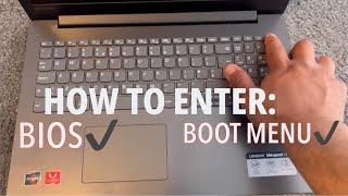 LENOVO IdeaPad 330-15ARR ↪️ How To Enter Bios & Boot Menu Options