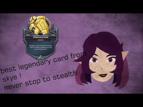 [ PALADINS INDONESIA ] Skye == With 'Preparation' Legendary Card . NEVER STOP TO STEALTH !