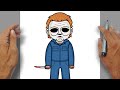 How To Draw MICHAEL MYERS Halloween