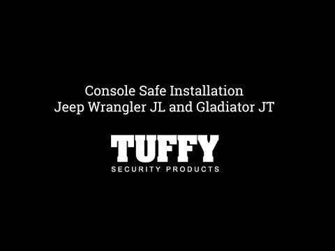 Tuffy 348 Console Safe Install for Jeep Wrangler JL and Jeep Gladiator JT