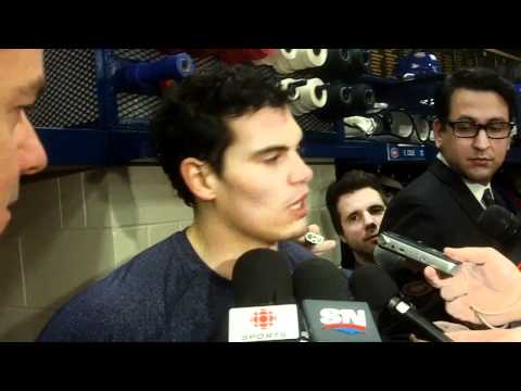 Rene Bourque after Canadiens debut Jan. 15, 2012