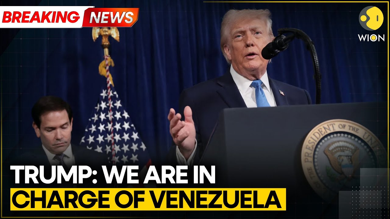 Breaking: Trump Says U.S. "In Charge" of Venezuela, Prioritizes Fixes Over Elections | WION