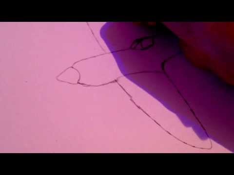 How to draw a WW2 Spitfire!