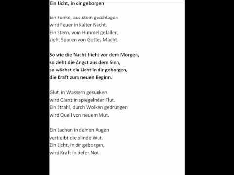 Ein Licht in dir geborgen