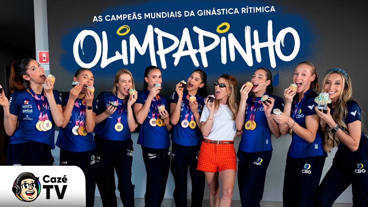 AS CAMPEÃS MUNDIAS DE GINÁSTICA RÍTMICA E ISA PAGLIARI DECORAM CUPCAKES NO OLIMPAPINHO