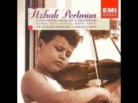 Itzhak Perlman plays Rieding Violin Concerto in B minor op.35 (Concerto from childhood)