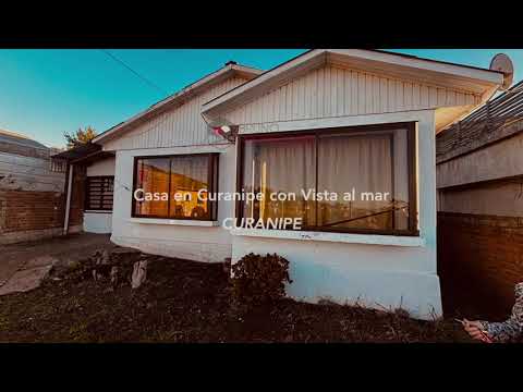 Casa con vista al Mar Curanipe.