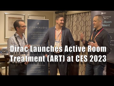 Dirac Research and StormAudio Debut Active Room Treatment Technology at CES 2023