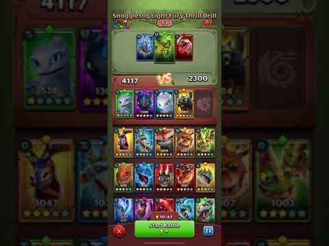 Unlocked Snoggletog Light fury!!! Dragons:Titan uprising